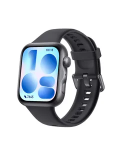 [HUA-WAT FT 5 K K] Huawei Watch Fit 5 Black Black Aluminum Alloy Case Black Fluoroelastomer Strap Asia & Africa & Latin America price comparison Qatar – cheapest at Ublue Cloud via Microless