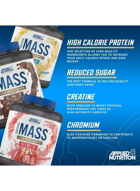 Applied Nutrition Critical Gainz Lean Mass 2450 g price comparison in Qatar