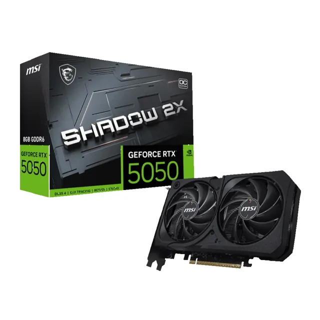 MSI GeForce RTX 5050 Shadow 2X 8GB OC Graphics Card price comparison Qatar – cheapest at Noon