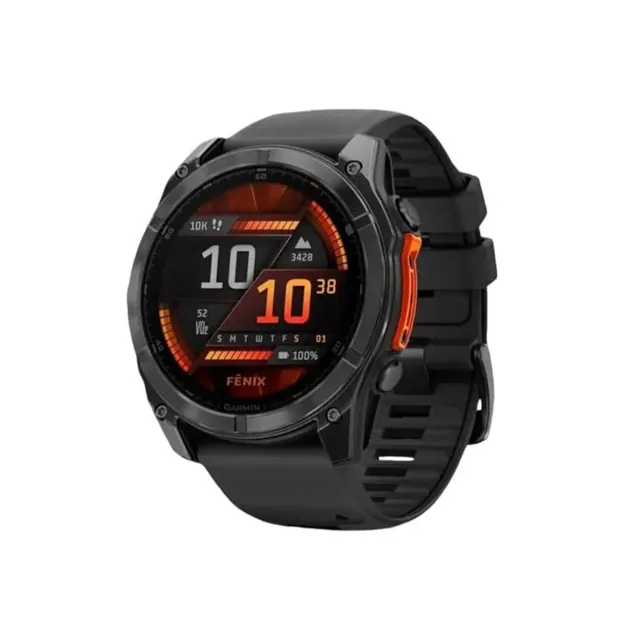 Garmin Fenix 8 51mm AMOLED Slate Gray Smartwatch - Black Silicone Band price comparison Qatar – cheapest at Jumbo Souq