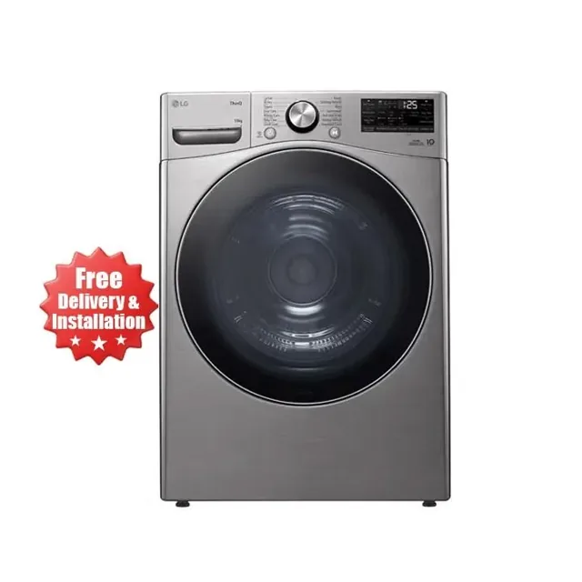 LG Front Load Washing Machine 18kg Silver - RH18U8EVCW price comparison Qatar – cheapest at Jumbo Souq