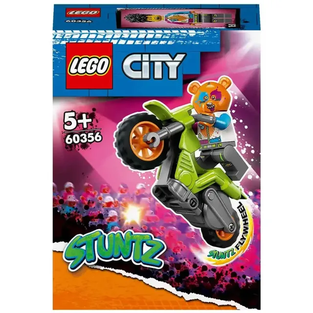 LEGOÂ® City Bear Stunt Bike 60356 Building Toy Set (10 Pieces) price comparison Qatar – cheapest at Yalla Toys