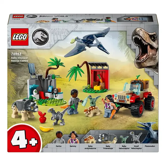 LEGO Jurassic World Baby Dinosaur Rescue Centre 76963 price comparison Qatar – cheapest at Yalla Toys