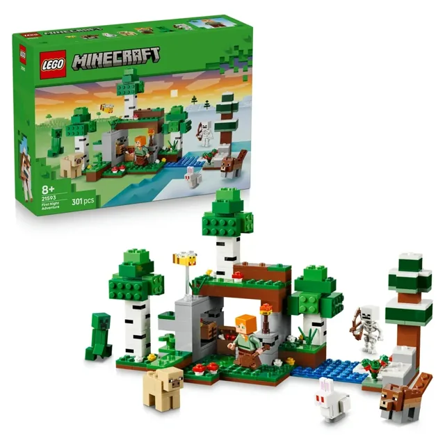 Lego Minecraft 21593 First Night Adventure 301Pcs price comparison Qatar – cheapest at Hala Mama