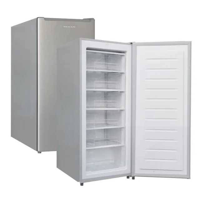 Zenan 160L Upright Freezer, Grey, ZUF-234SS price comparison Qatar – cheapest at Carrefour Qatar