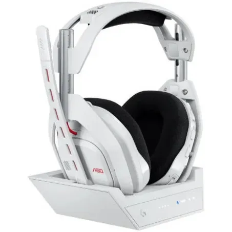 Logitech Astro A50 LIGHTSPEED Wireless Gaming Headset + Base Station (Gen 5), PRO-G GRAPHENE, Switch Between 3 Systems, USB-C to Xbox, PS5, PC/Mac or Nintendo Switch, Bluetooth, White price comparison Qatar – cheapest at Exeon via Microless