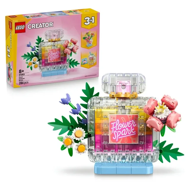 LEGO Creator Floral Decor Perfume Bottle 31383 (286 Pieces) price comparison Qatar – cheapest at Virgin Megastore