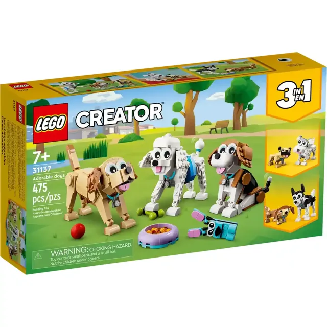 Lego Adorable Dogs 31137 price comparison Qatar – cheapest at Toys4me