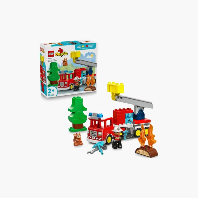 LEGO® Fire Truck with Hose and Firefighter price comparison Qatar – cheapest at Hala Mama