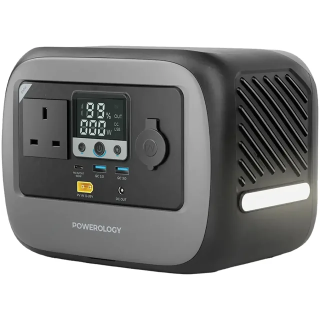 Powerology Portable Power Station / 236.25Wh / Wireless Phone Charging / 300W / Multiple Ports, Grey price comparison in Qatar