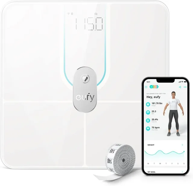 eufy Smart Scale P2 Pro / with 16 Measurements & Heart Sensor / White product image