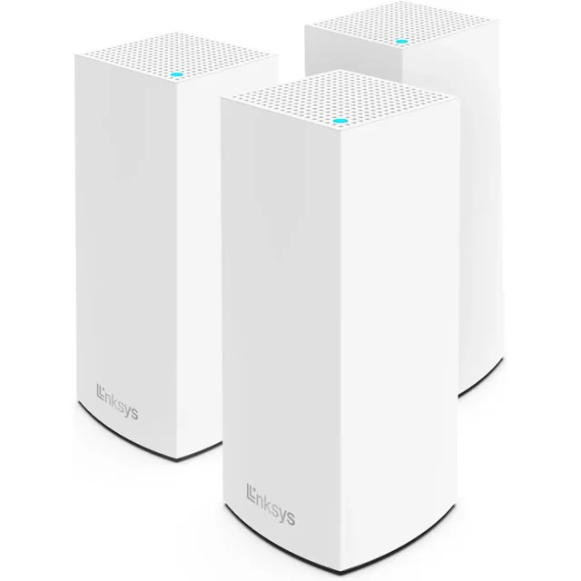 Linksys Atlas Pro Mesh WiFi 6 Router, 600 + 4800 Mbps, 2.4 / 5GHz Dual Band, Up To 8100 sq ft, OFDMA Technology, 3 Pack | MX5503-ME price comparison Qatar – cheapest at Al Ata Shoppy Electronics via Snoonu