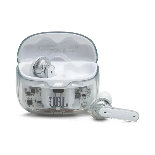 JBL Tune Beam True Wireless Noise Cancelling Earbuds - White product image