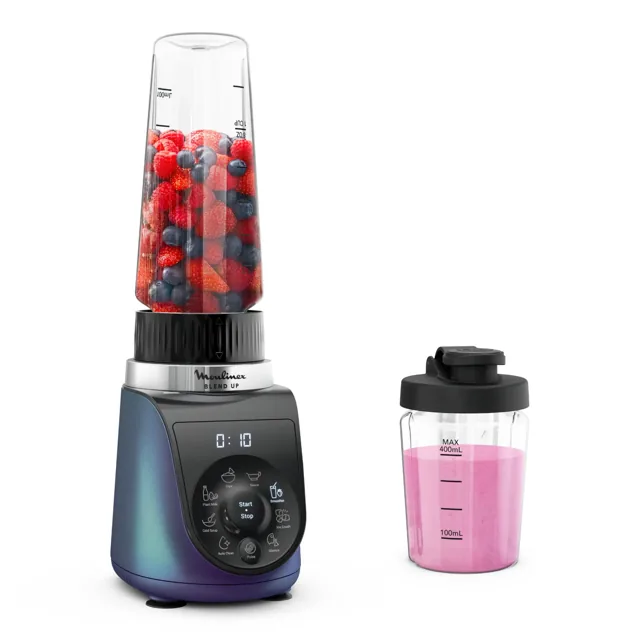 Moulinex Mini Personal Blender, 1000W, Blue, LM19H4M0 product image