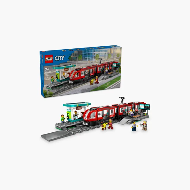 LEGO® Downtown Streetcar and Station price comparison Qatar – cheapest at Centrepoint