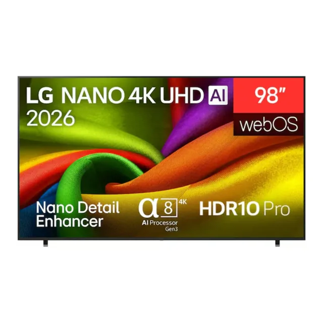 LG 98 inch NANO 4K UHD AI NU85 Smart TV (2026) product image
