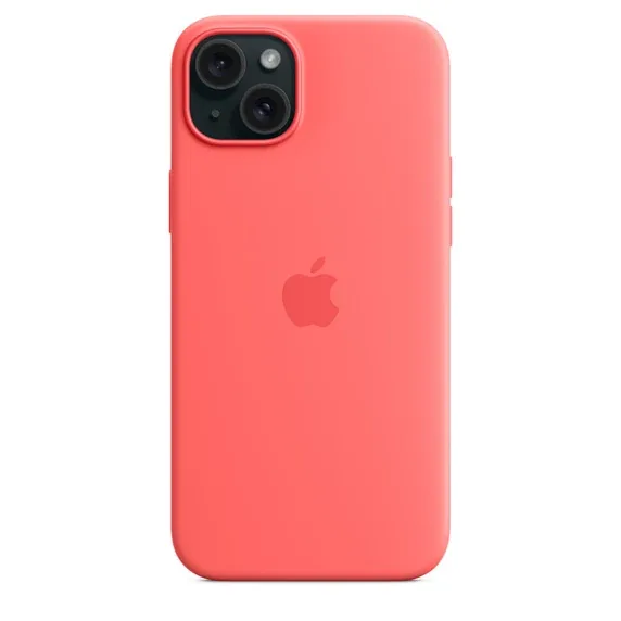 iPhone 15 Plus Silicone Case with MagSafe - Guava product image
