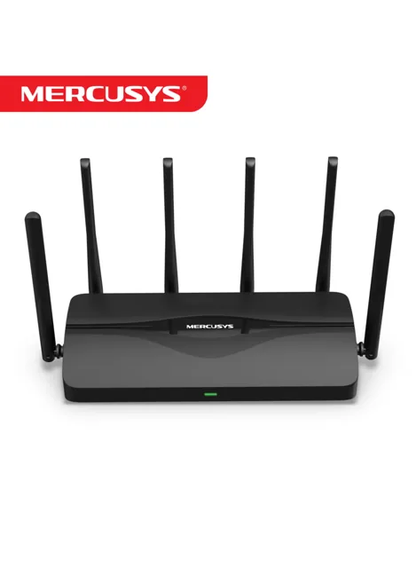 Mercusys BE9300 Tri-Band Router, 9328 Mbps, WiFi 7, Multi-Link Operation, 6 Omni-Directional Antennas, WPA3-SAE Security, EasyMesh Compatible | MR47BE price comparison Qatar – cheapest at Microless