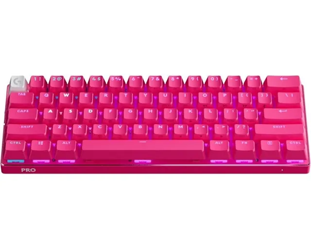 Logitech Pro X 60 Lightspeed Wireless Gaming Keyboard (Tactile) Magenta product image