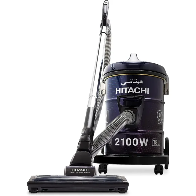 Hitachi Drum Vaccum Cleaner, 2100 W, Black, CV955NBLGCM, Black product image