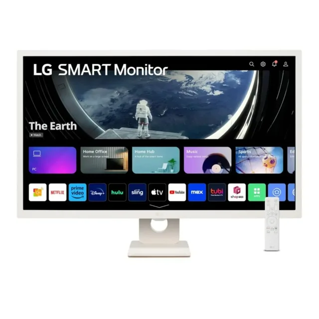 LG Smart Monitor 2023 - 31.5 inch, Full HD IPS Display | 32SR50F-W price comparison Qatar – cheapest at Al Ata Shoppy Electronics via Snoonu