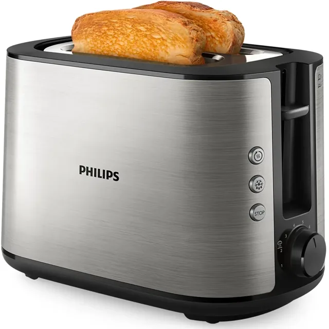 Philips Metal Toaster 950W HD2650 91 price comparison Qatar – cheapest at Ansar Gallery