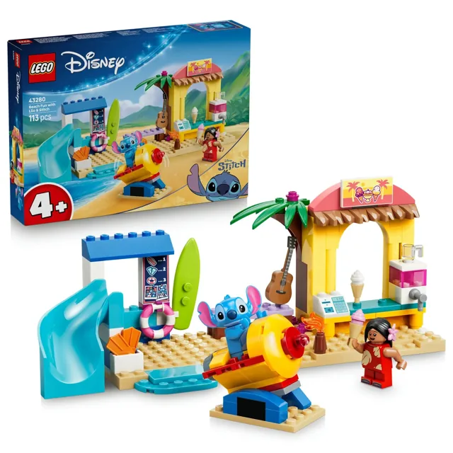 LEGO Disney Classic Beach Fun With Lilo & Stitch 43280 (113 Pieces) price comparison Qatar – cheapest at Hala Mama
