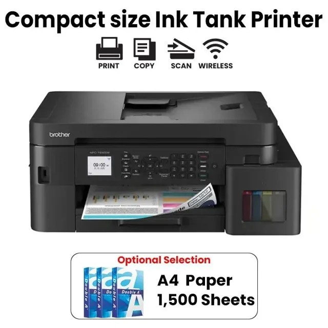 MFCT930DW Inkjet Printer with Refill Tank System | Print, Scan, Copy, Fax | 17/16.5ipm Black price comparison Qatar – cheapest at QUICK CART COMPUTER LLC via Microless