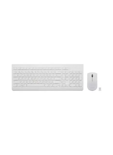510 Wireless Combo Keyboard & Mouse(White) -Arabic 253 White - GX30Z91077, White price comparison in Qatar