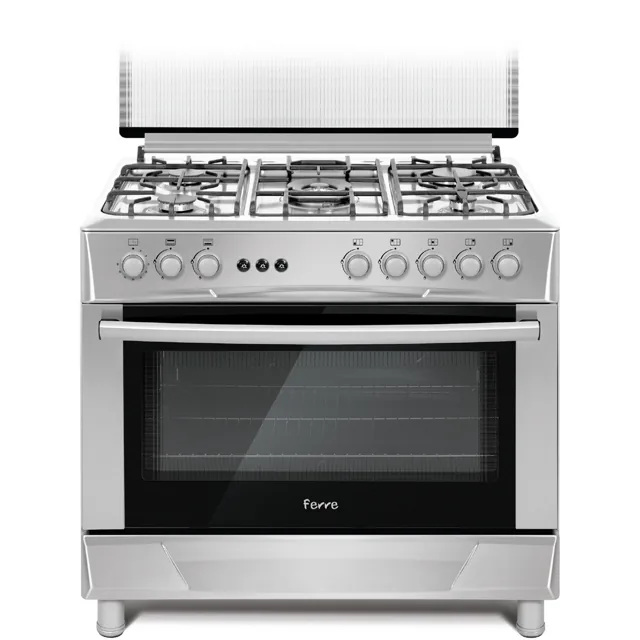 Ferre Cooking Range FR-E60X90G5+ 90x60 5Burner price comparison Qatar – cheapest at Carrefour Qatar