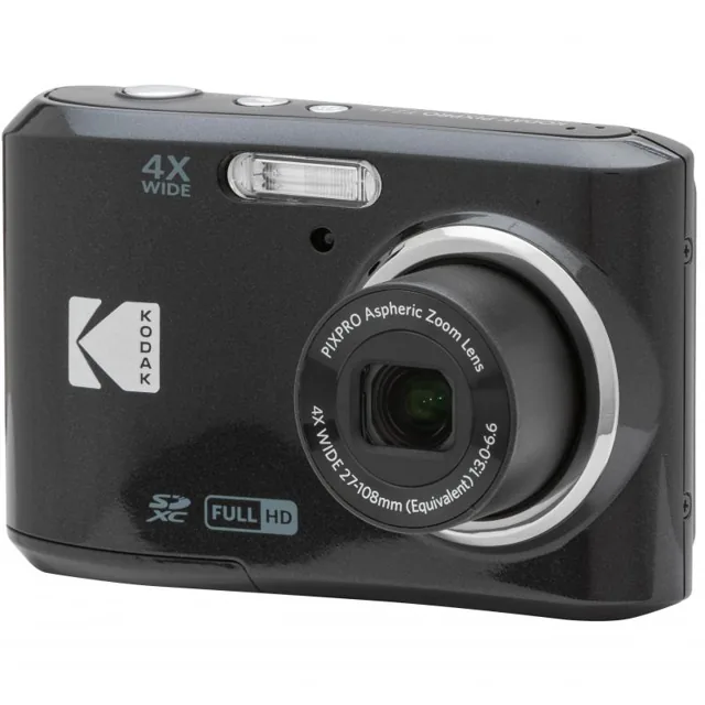 Kodak FZ45 Point and Shoot Camera, 5X Optical Zoom, Black price comparison Qatar – cheapest at Alif Stores