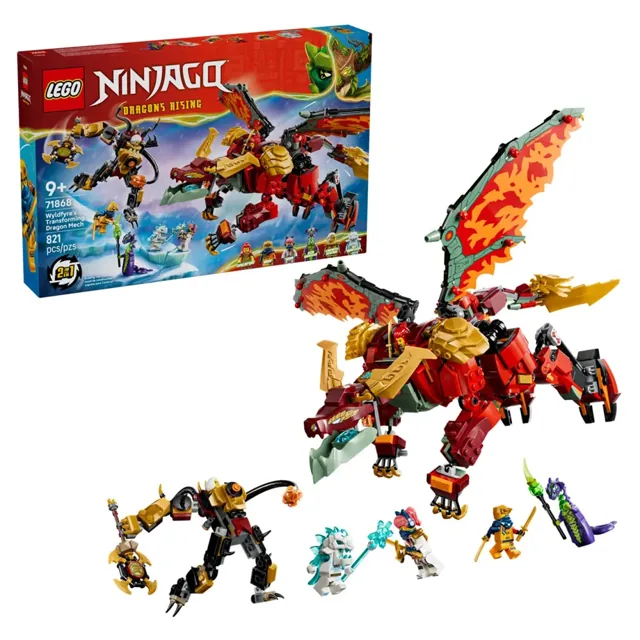 LEGO® Wyldfyre's Transforming Dragon Mech price comparison Qatar – cheapest at Hala Mama
