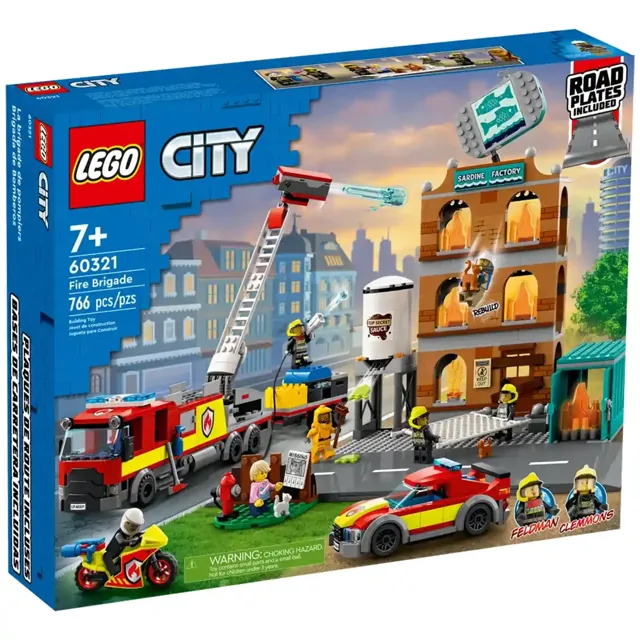 Lego City Fire Brigade 60321 with 766pcs price comparison Qatar – cheapest at Yalla Toys