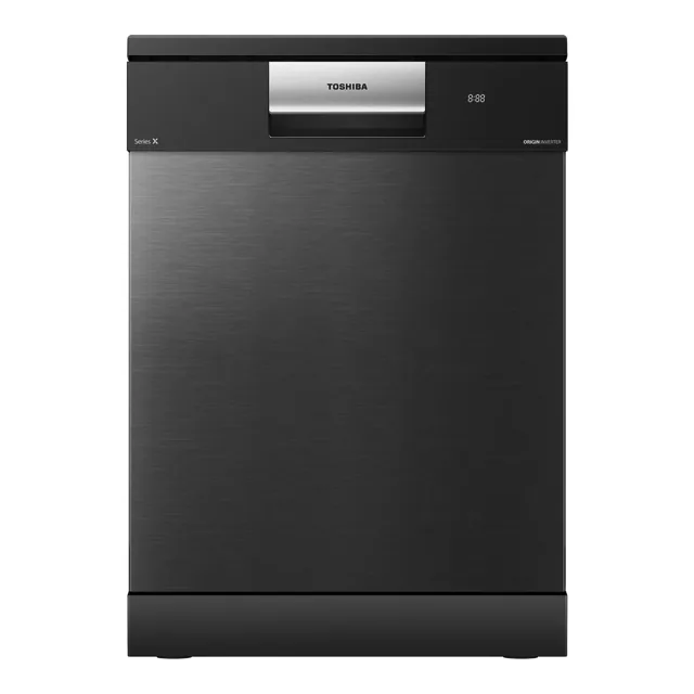 Toshiba Free Standing Dishwasher, 60 cm, 16 Place Setting, Grey, DW16F1MEG price comparison Qatar – cheapest at Carrefour Qatar