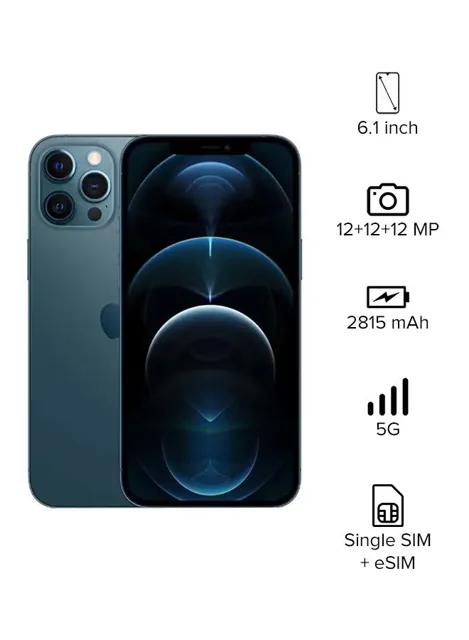 Apple iPhone 12 Pro 128GB – Blue price comparison Qatar – cheapest at Khatu Store via Microless