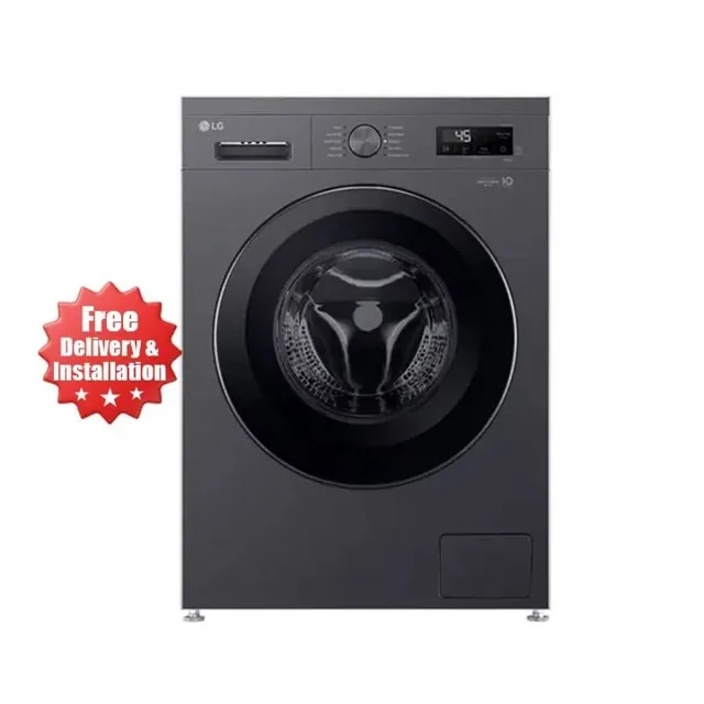LG Front Load Washing Machine, 8 kg, Middle Black, F2Y1TYP6J price comparison Qatar – cheapest at Jumbo Souq
