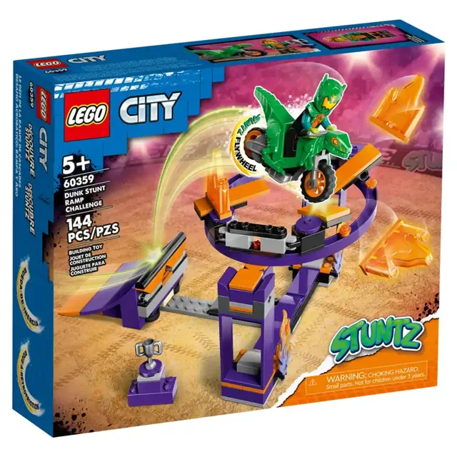 LEGO City 60359 Dunk Stunt Ramp Challenge price comparison Qatar – cheapest at Yalla Toys