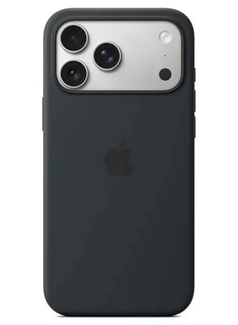 iPhone 17 Pro Max Silicone Case with MagSafe - Ref .split.1, Black product image