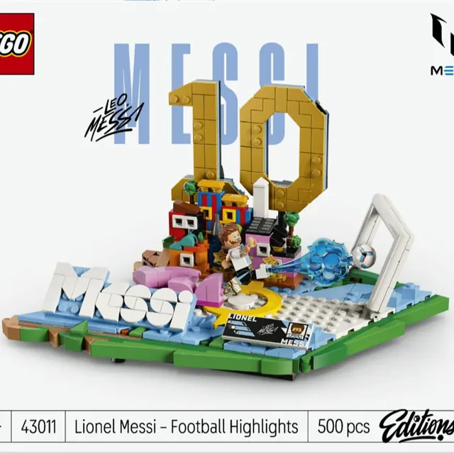 Lego Editions Lionel Messi 2026 with 500pcs 43011 price comparison Qatar – cheapest at Toysaloona via Snoonu