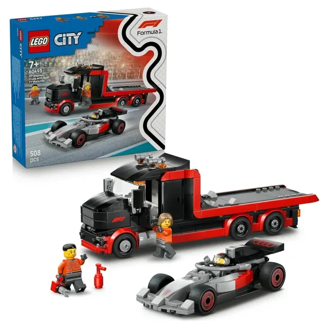 LEGO® F1® Display Truck with Audi F1® Race Car price comparison Qatar – cheapest at Yalla Toys
