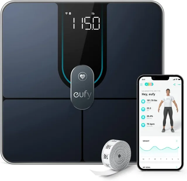 eufy Smart Scale P2 Pro / with 16 Measurements & Heart Sensor / Black product image
