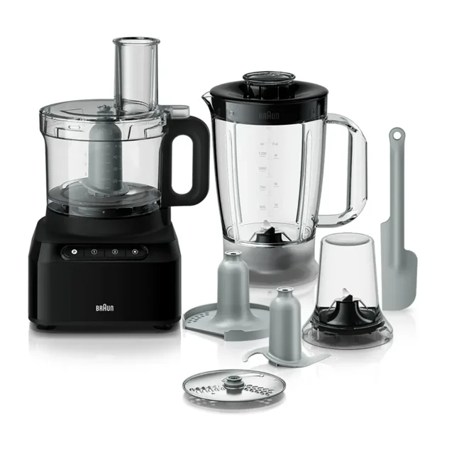Braun Food Processor, 800W, Black, FP3132BK price comparison Qatar – cheapest at Al Meera