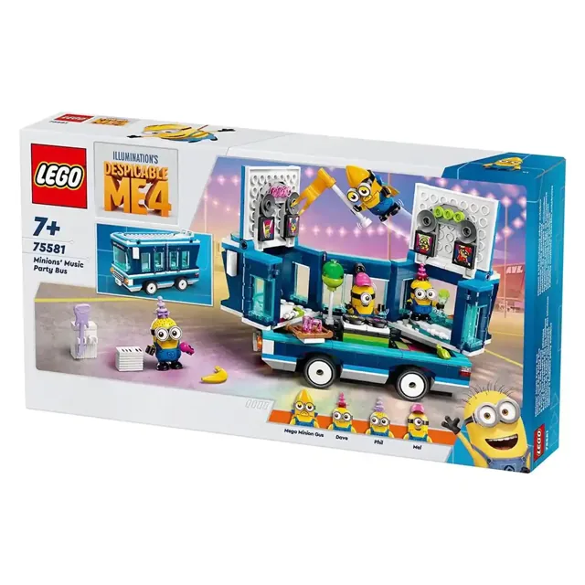 Lego Despicable 75581 Minions Music Party Bus price comparison Qatar – cheapest at Yalla Toys