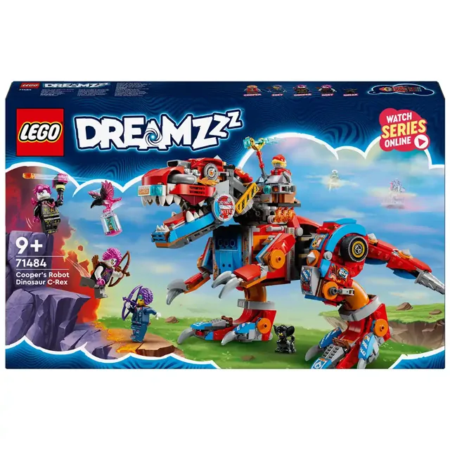 LEGO Dreamzzz 71484 Cooper's Robot Dinosaur C-Rex price comparison Qatar – cheapest at Kiddy Zone