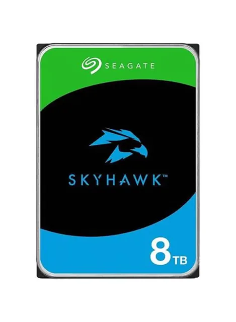 8TB SkyHawk Surveillance SATA III 3.5" Internal Hard Drive, 256MB Cache, 5400 RPM, Up to 180 MB/s Sustained Transfer Rates, 1 Million Hours MTBF, Supports up to 64 HD Cameras | ST8000VX010 8 TB price comparison Qatar – cheapest at Noon