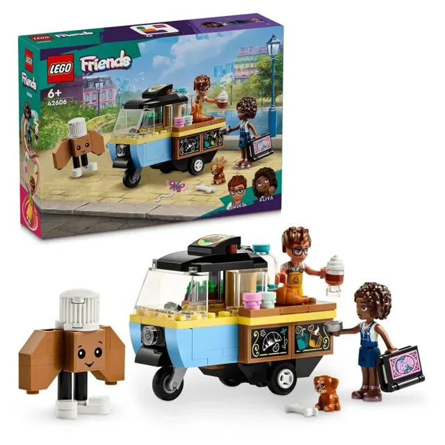 Lego Friends Mobile Bakery Food Cart Toy 42606 with 125pcs price comparison Qatar – cheapest at Hala Mama