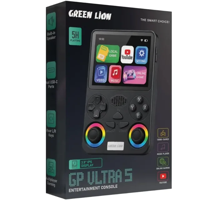 Green Lion GP Ultra 5 Entertainment Gaming Console product image