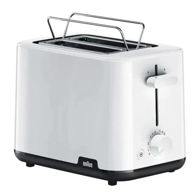Braun 2 Slice Toaster, 900W, White, HT1010WH price comparison Qatar – cheapest at Al Meera
