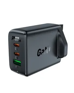 Acefast Charger A44 PD 65W Gan 2*USB-C+USB-A Black price comparison Qatar – cheapest at Alif Stores