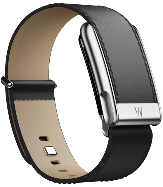 Whoop 5 MG LeatherLuxe Straight Band / Large Size / Black with Titanium Frame - GTIN 810114362228, Titanium price comparison in Qatar
